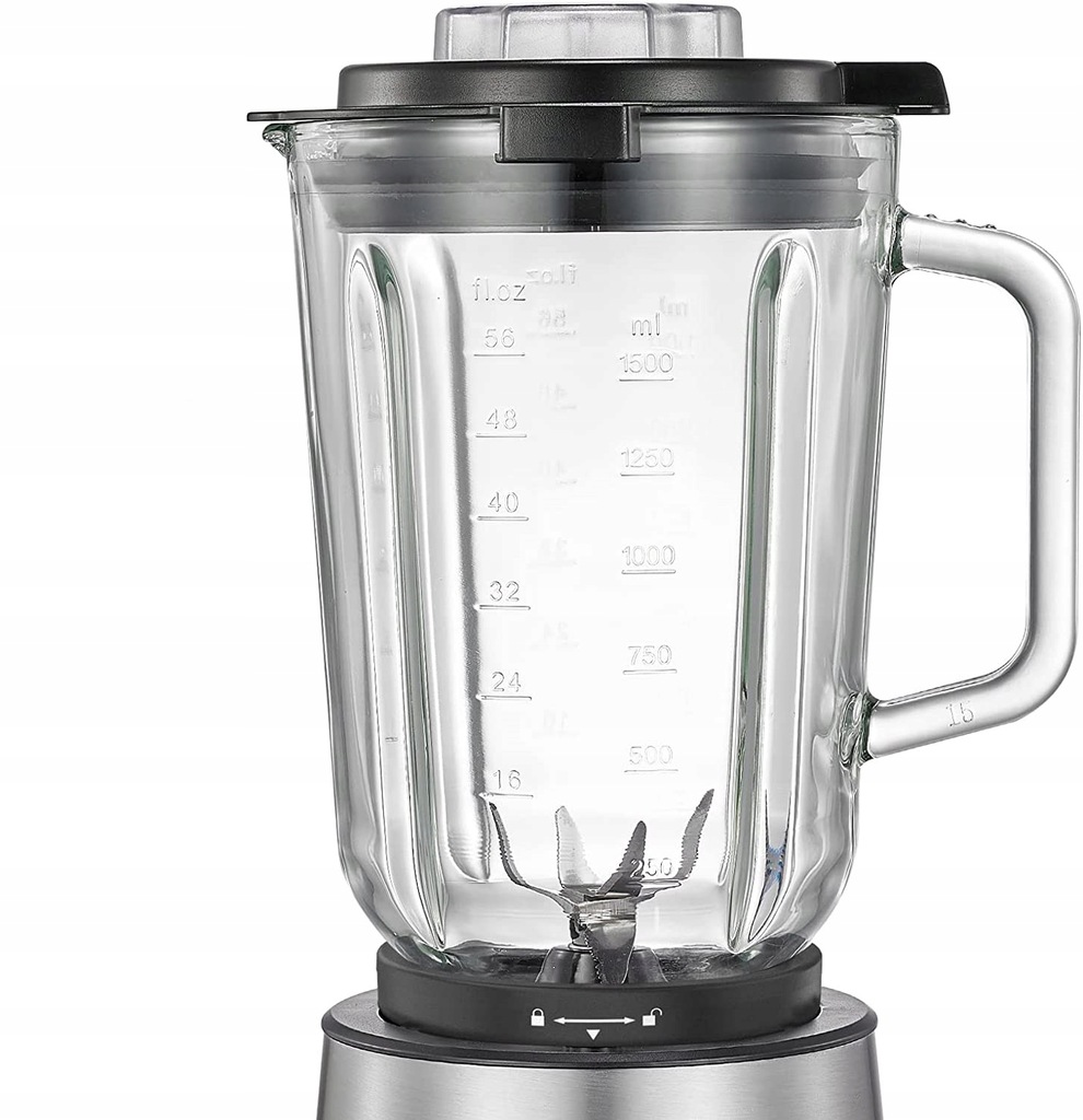 Blender kielichowy szklany duży 1000W 12682689364 oficjalne
