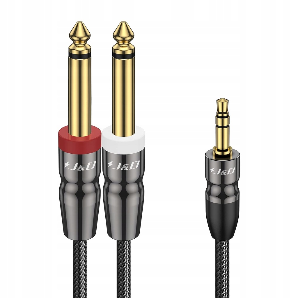 J&D KABEL AUDIO JACK 3,5mm NA 2x JACK 6,35mm