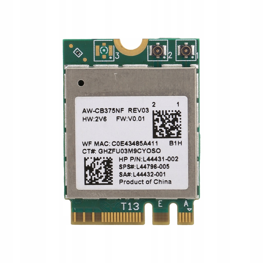 Moduł Wifi RTL8822CE 2.4/5.0GHz Bluetooth