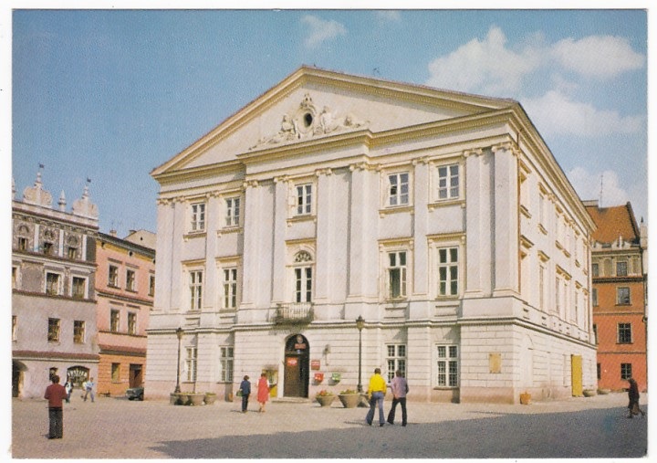 Lublin Stary Ratusz pocztówka 85