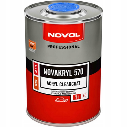 Lakier bezbarwny MS NOVOL Novacryl 570 SR 1L + UTW