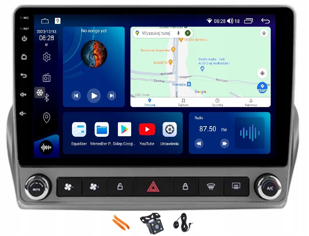 RADIO ANDROID NAWIGACJA QLED CARPLAY 64GB LTE GPS CHEVROLET CAMARO 08-15
