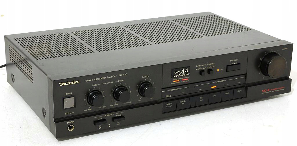 TECHNICS SU-V40 SOLIDNY WZMACNIACZ STEREO !