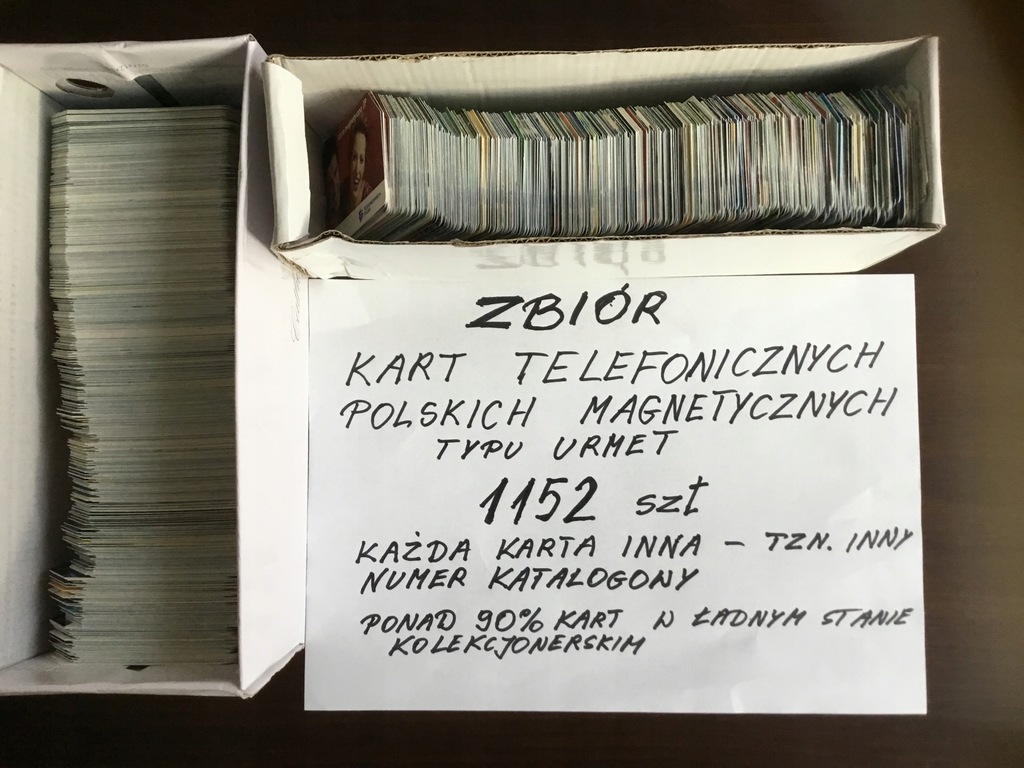 ZBIÓR POLSKICH KART TELEFONICZNYCH 1152 SZT