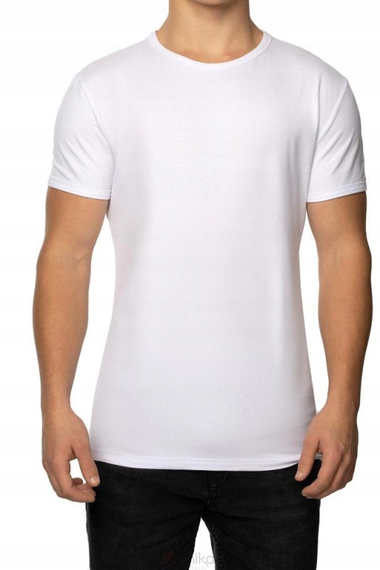 MĘSKI T-SHIRT UGO - UNIKAT XL Biały
