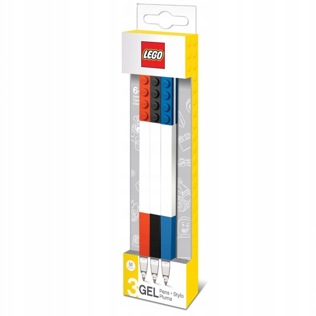 Długopis żelowy LEGO 3 SZT