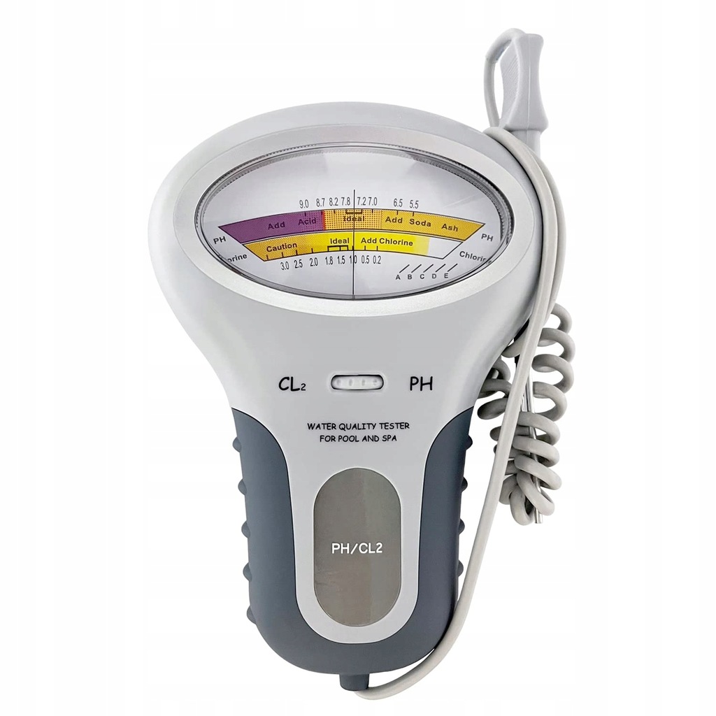 Miernik chloru pH tester wody basen spa akwarium