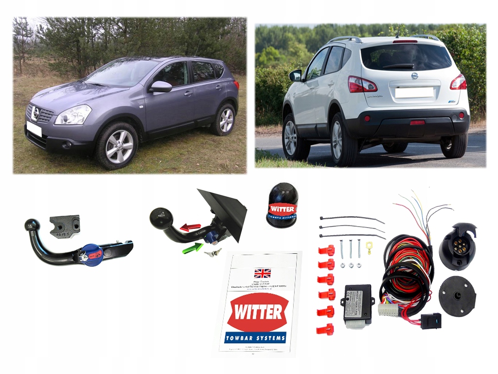 HAK HOLOWNICZY+MODUŁ NISSAN QASHQAI 20072019 1+2