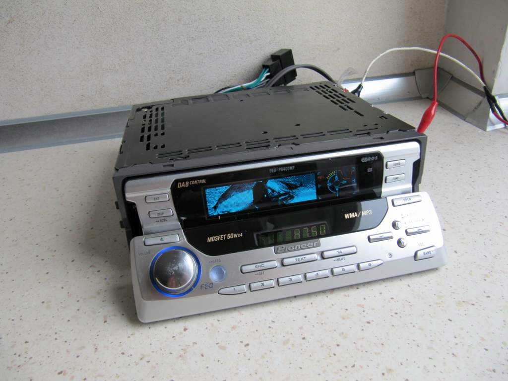 RADIO PIONEER DEH-P8400MP ANIMACJE PODWÓJNY PANEL