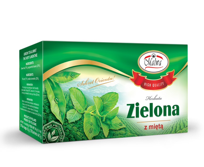 Hebrata zielona z mietą 20sasz MALWA TEA