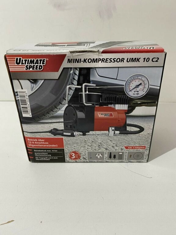 ULTIMATE SPEED MINI KOMPRESOR UMK 10 C2 - 11409402271 - oficjalne archiwum  Allegro