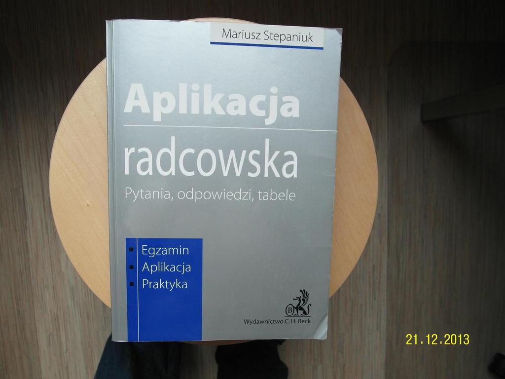 M. Stepaniuk - Aplikacja radcowska, stan bdb