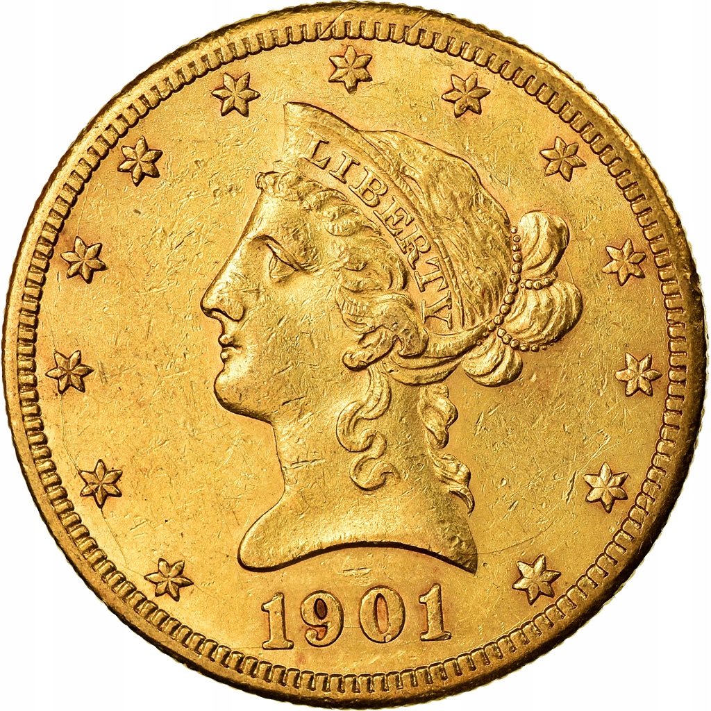 Moneta, USA, Coronet Head, $10, Eagle, 1901, U.S.