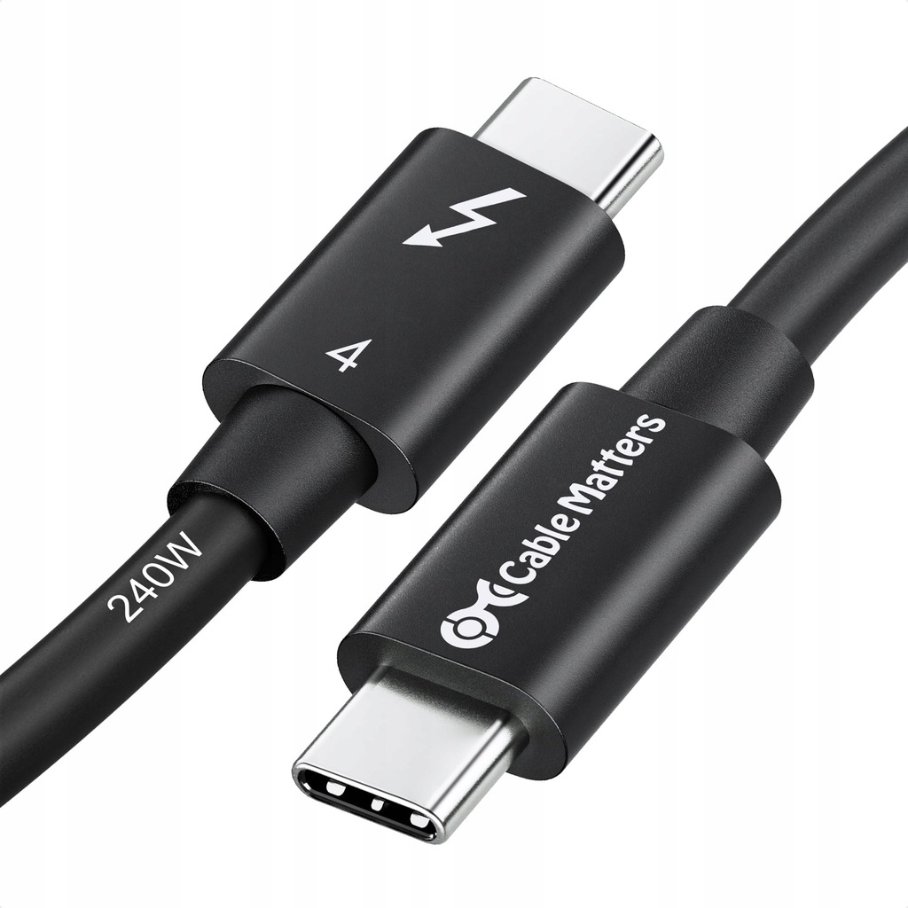 Cable Matters Thunderbolt 4 kabel USB-C 0.8m 8K