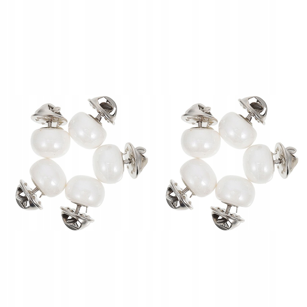 NO-SEAM BUTTONS MISS WHITE 10 PCS