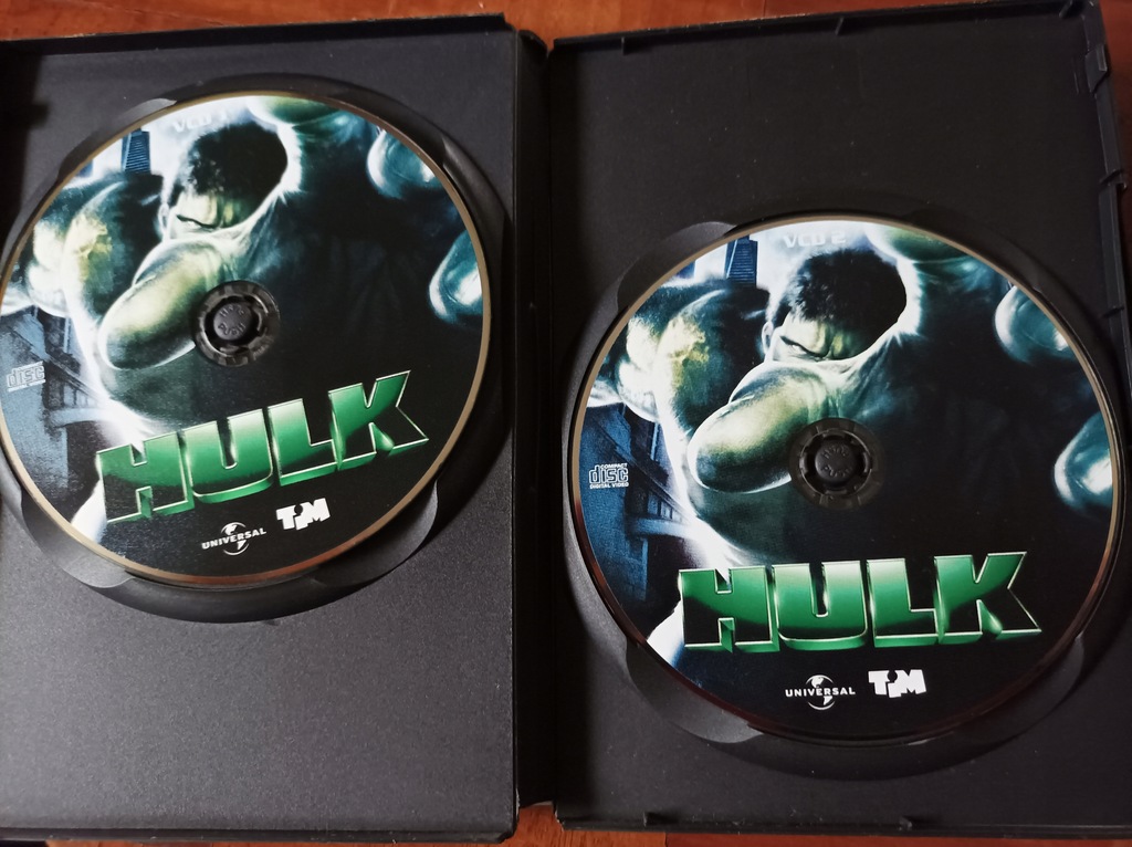Film Hulk VCD płyty