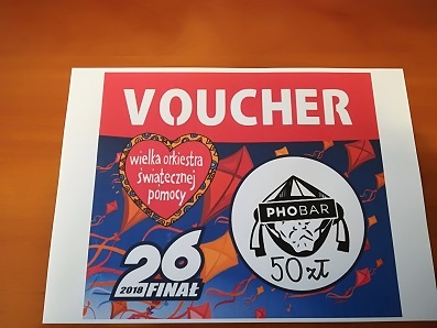 VOUCHER do PHO BAR o wartości 50,00zł