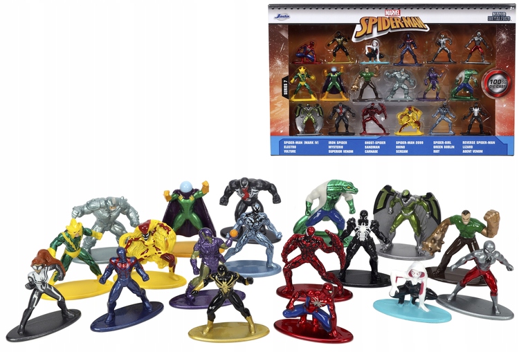 JADA Metalowe Figurki Marvel Nano 18 Pack 3225027