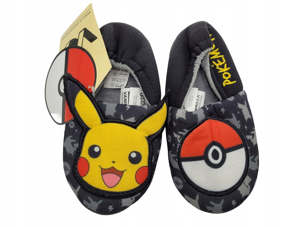 Kapcie pokemon pikachu dziecięce rozmiar 29