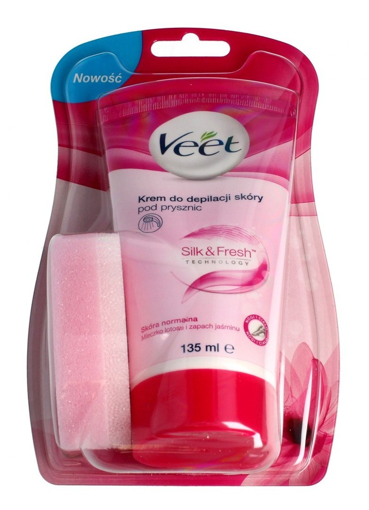 Veet Krem do depilacji skóry pod prysznic Silk