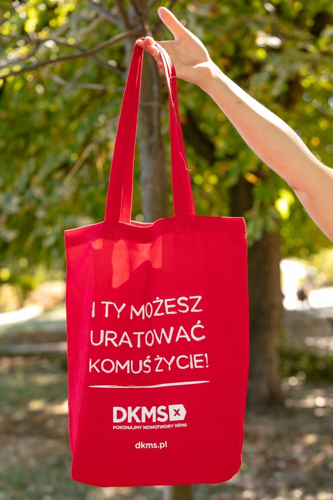 Torba zakupowa DKMS tkanina print (nadruk) (2409)