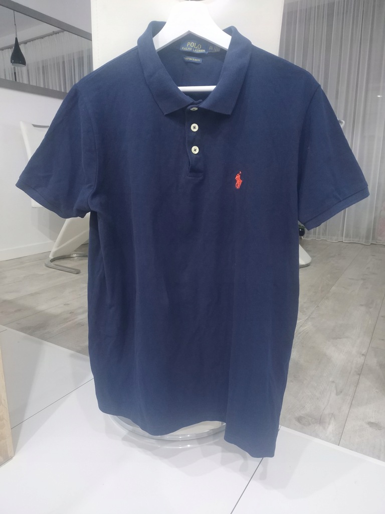 Koszulka meska RALPH LAUREN granatowa 2XL polo