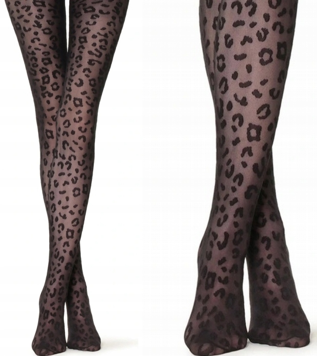 Leopard Print Tights Calze Calzedonia Leopardate Calze Leopardati
