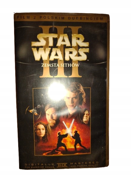 Star Wars III Zemsta Sithów VHS kaseta wideo