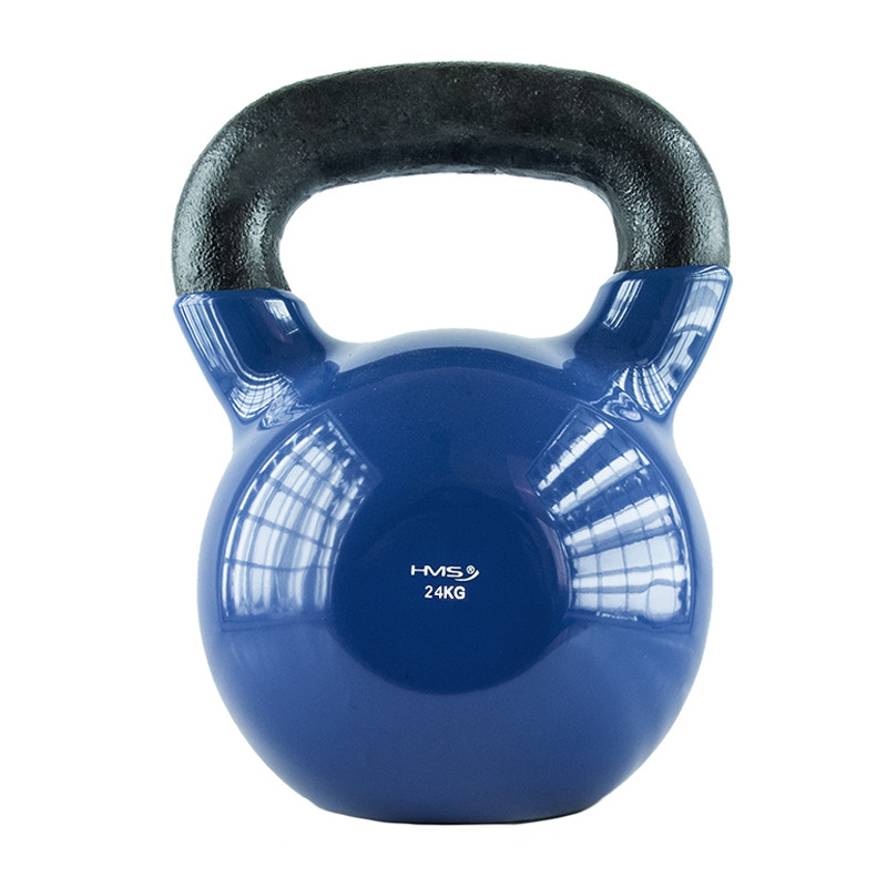 Hantla żeliwna winylowa Kettlebell 24 kg KNV24 HMS