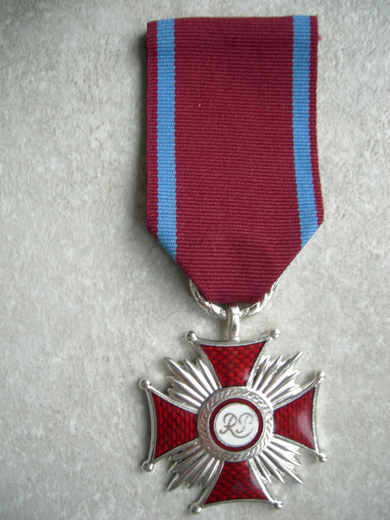 ODZNACZENIE MEDAL KRZYŻ ZASŁUGI SREBRNY III RP MANNICA ORYGINAŁ.