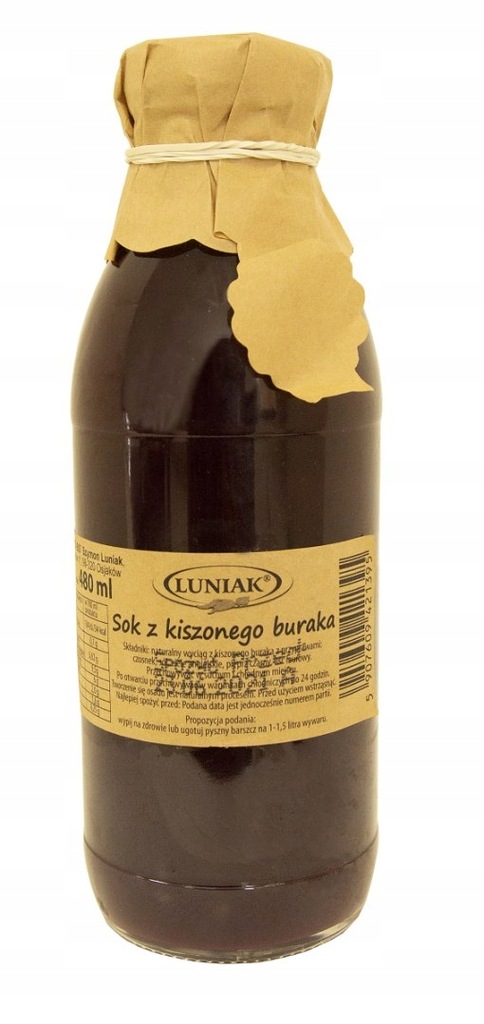 SOK Z KISZONEGO BURAKA 480 ml - LUNIAK