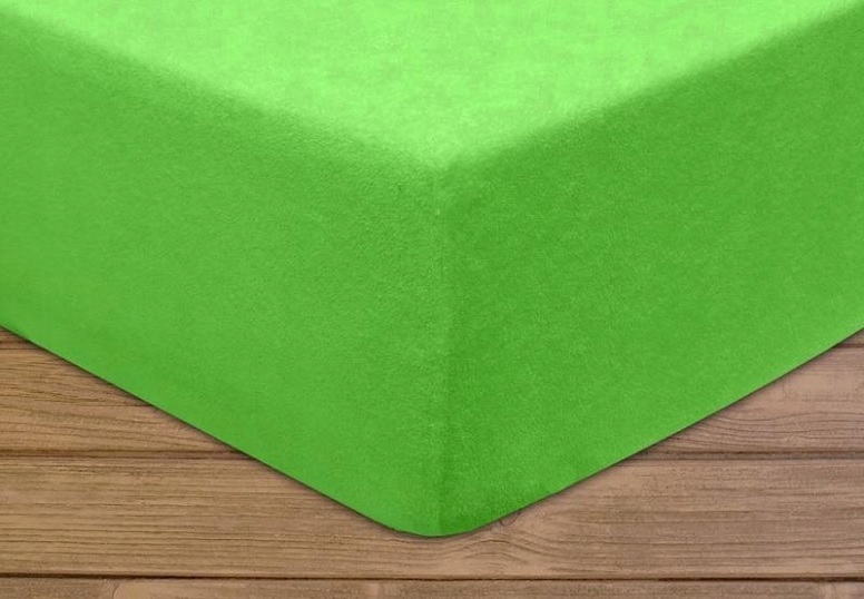Darymex prześcieradło frote 90x200cm zielone