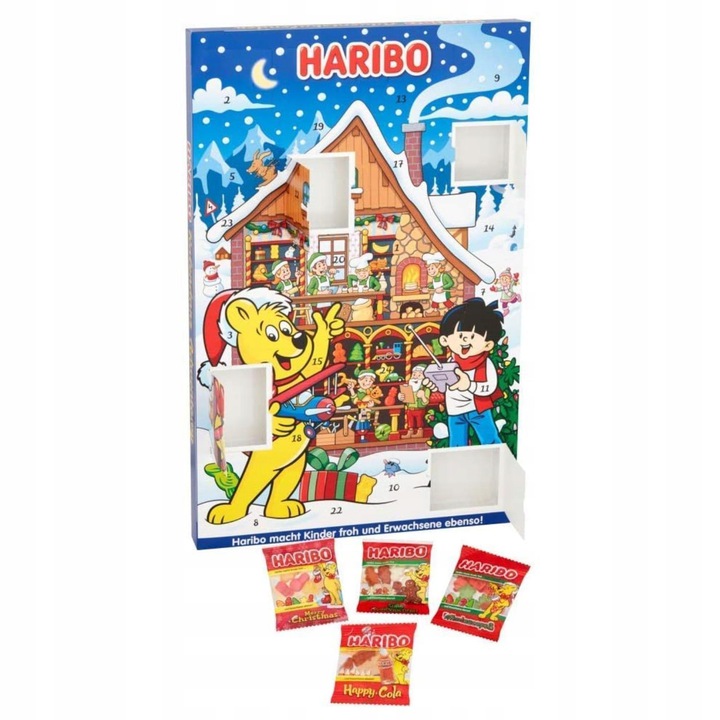 Haribo Kalendarz Adwentowy z Żelkami XXL 300g 11411847441 oficjalne