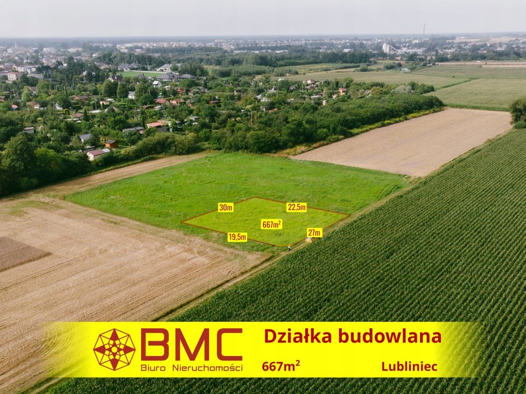 Działka, Lubliniec, 667 m²