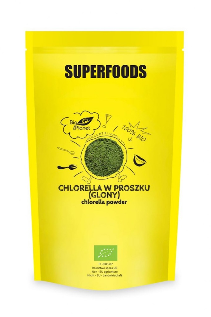 CHLORELLA BIO W PROSZKU 600g ZDROWIE OD RĘKI !!!