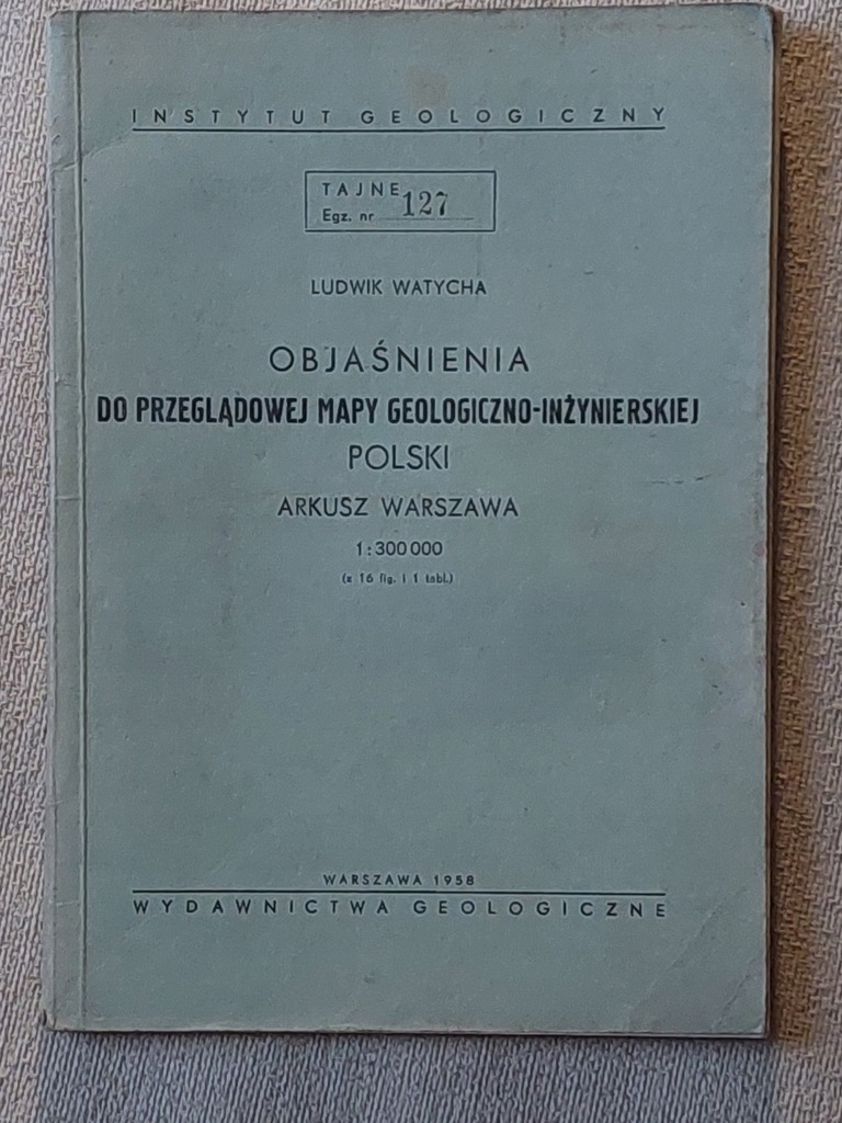 Objaśnienia do przeglądowej mapy geologiczno-inżynierskiej Polski Warszawa