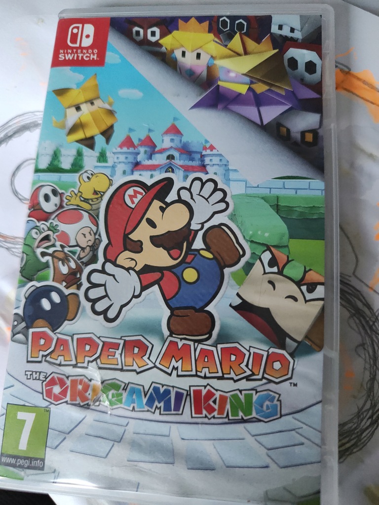 Papier Mario Nintendo Switch - 13069031882 - oficjalne archiwum Allegro