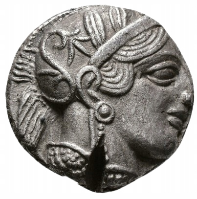 ATTICA Athens Tetradrachm (Circa 454-404 BC).