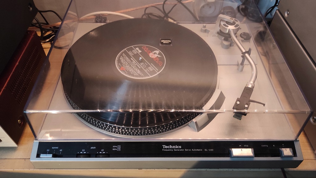 Gramofon Technics SL-220 srebrny