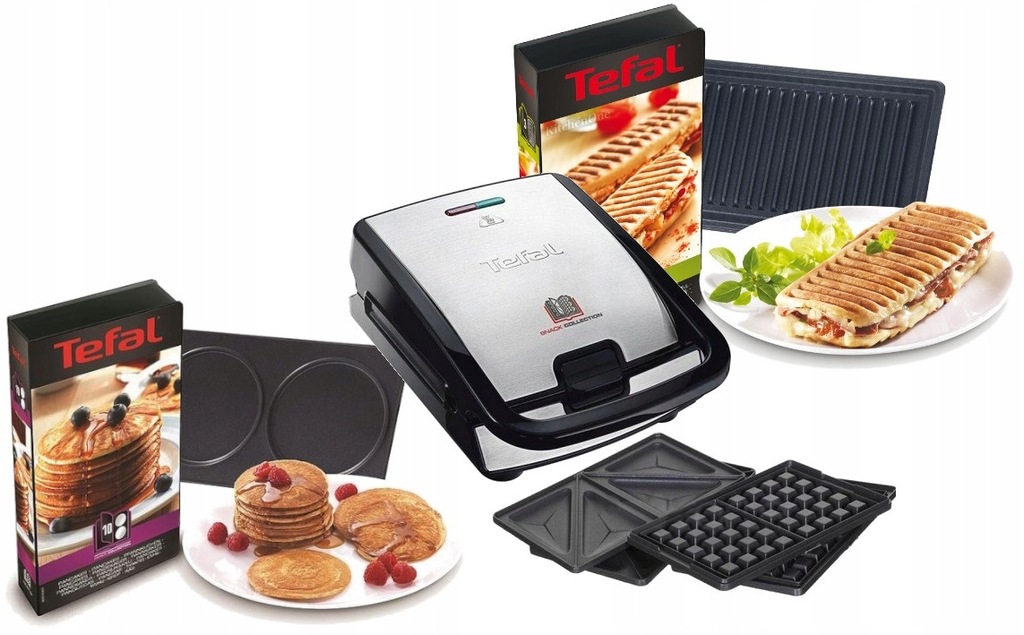 GOFROWNICA TEFAL OPIEKACZ SW852 NALEŚNIKI PANINI