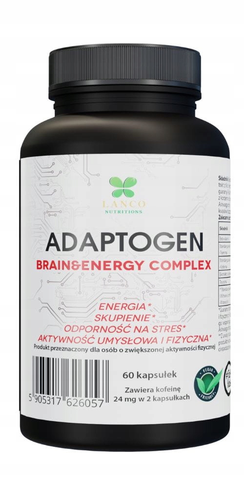 Suplement diety Lanco Nutritions Adaptogen 60 kapsułek