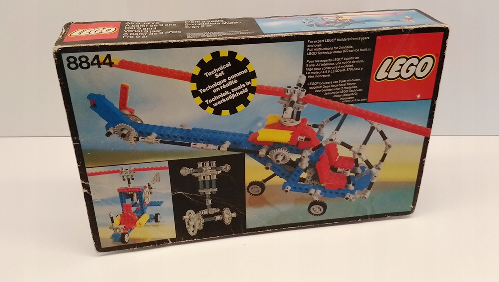 At tilpasse sig dræne Almindeligt LEGO TECHNIC 8844 : Helicopter - 8131268140 - oficjalne archiwum Allegro