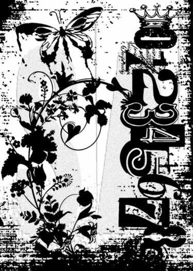 Stempel Tim Holtz Fairy Garden (COM029)