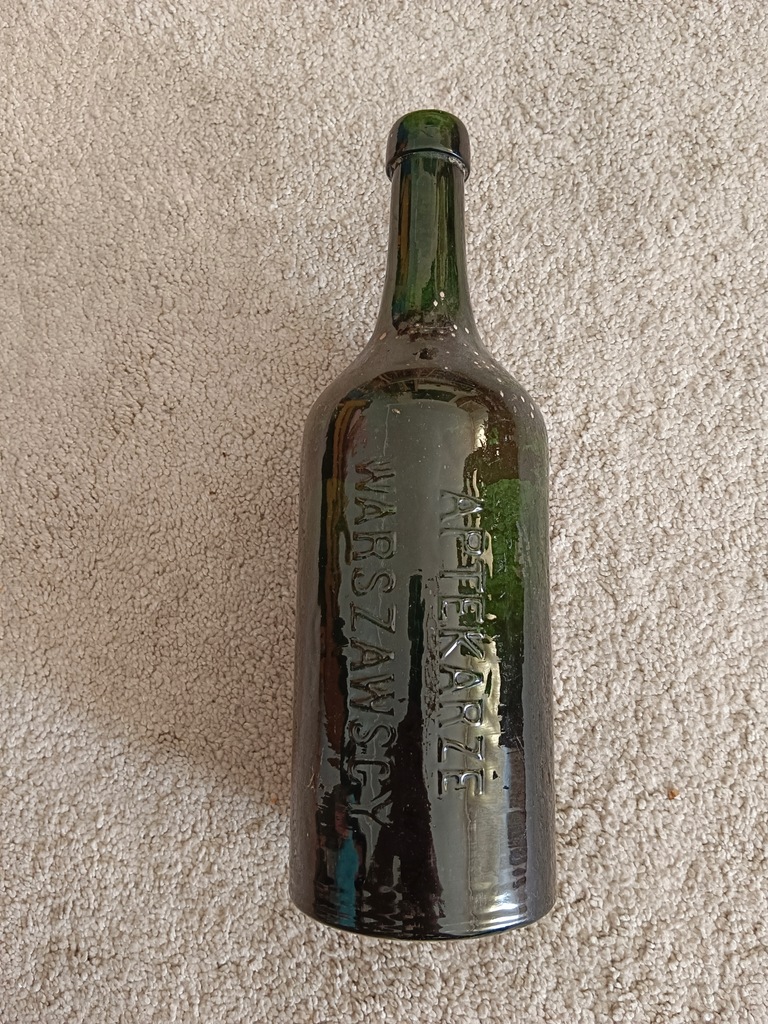 Stara butelka Aptekarze Warszawscy