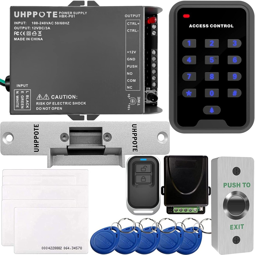 Uhppote 125 KHz Rfid Em Id klawiatura zestaw do