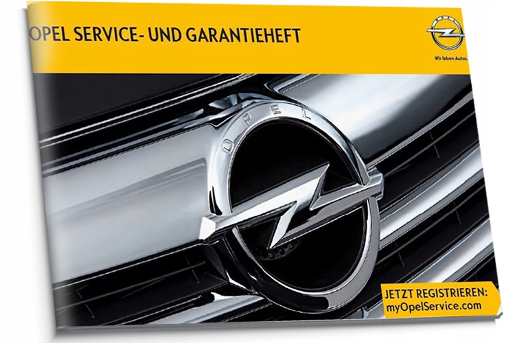Opel Czysta Niemiecka Książka Serwisowa 2013-17