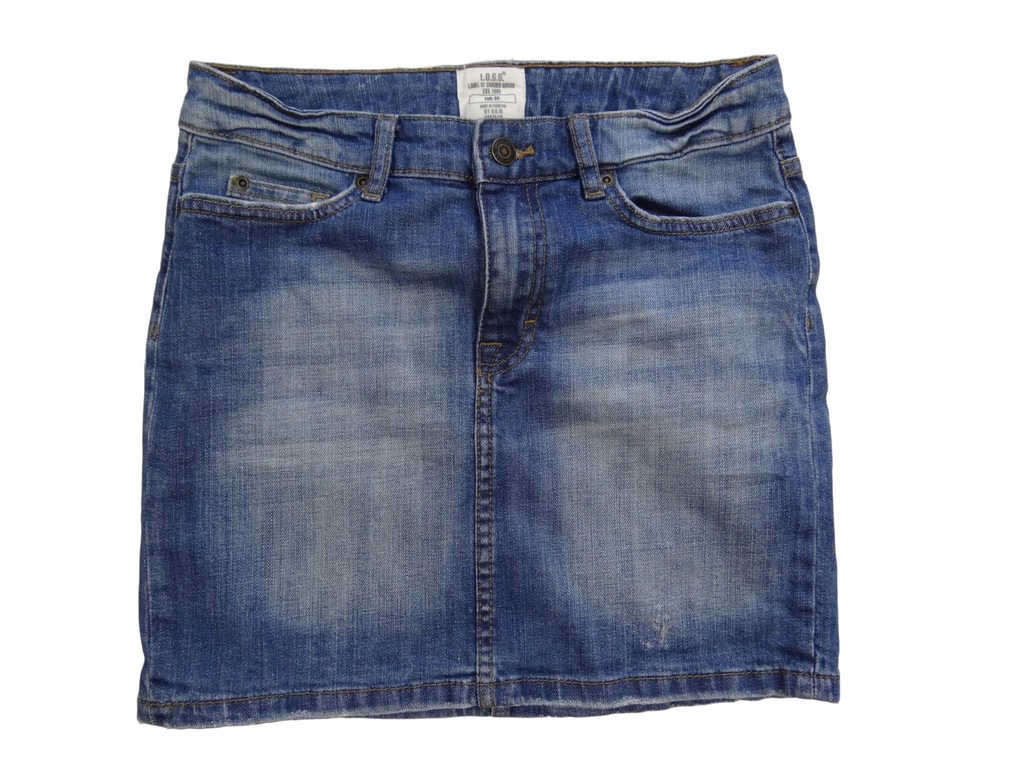 451 L.O.G.G BY H&M spódnica damska jeans 34