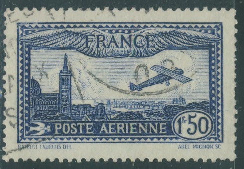 Francja 1,50 fr. - Samolot, Paris