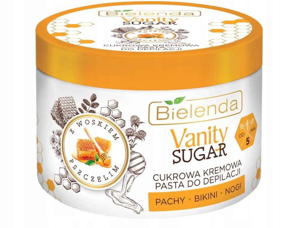 Bielenda Vanity Sugar Pasta do depilacji z woskiem pszczelim 100 ml