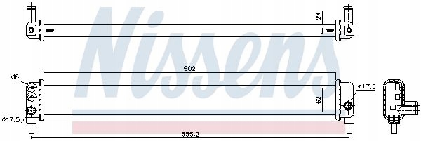 NISSENS 646944 CHŁODNICA SILNIKA